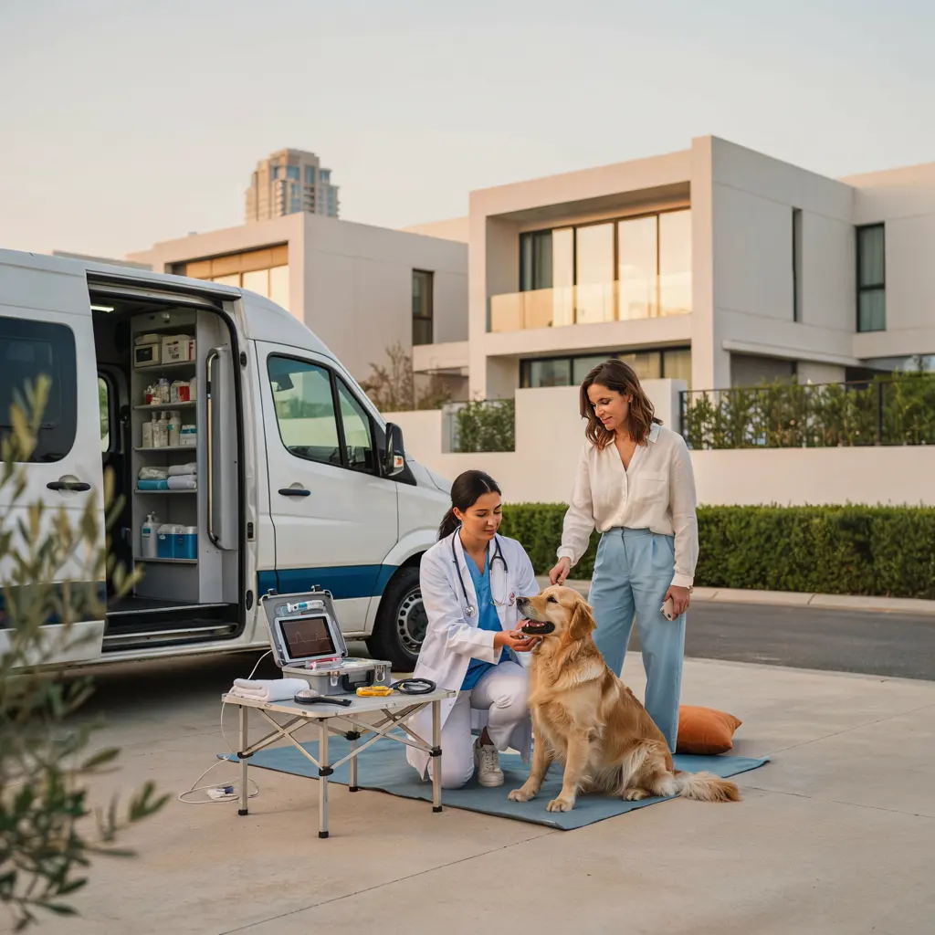 What Are the Services Offered by a Mobile Vet in Dubai?