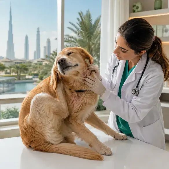 Why Is My Dog Scratching So Much in Dubai? Most Common Skin Conditions Explained