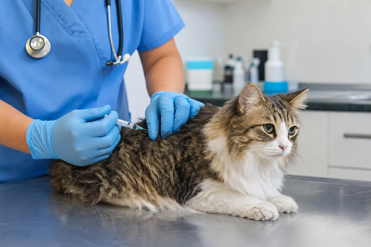 Cat Vaccination at Veterinary Clinic in Dubai